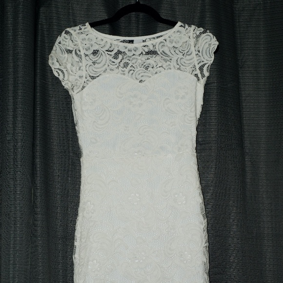 White Lace Dress - Picture 1 of 2